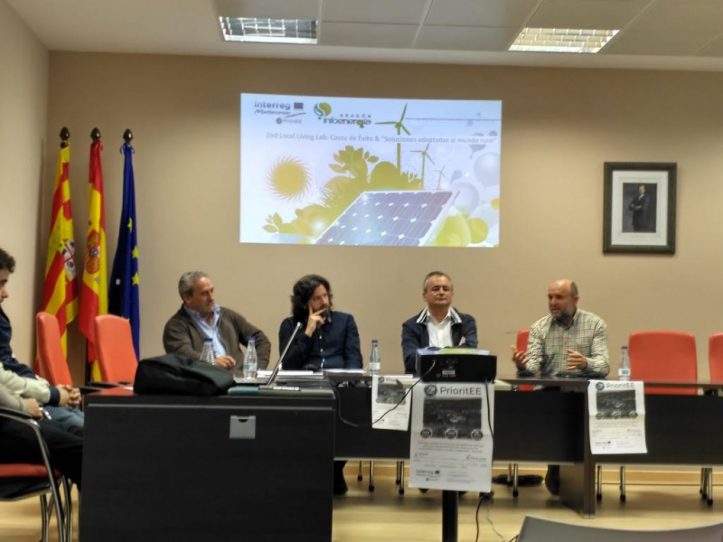 Presentación del proyecto ARAGÓN INFOENERGÍA y PrioritEE en Cantavieja